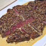 Roasted ''Stockyard'' Angus Ribeye ''Peppercrusted''