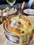 Oven Baked Vacherin Mont D'or Cheese with Bread
