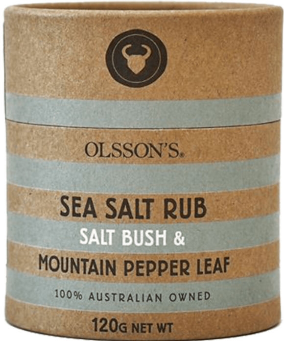Olsson's Salt Bush & Mountain Pepper Leaf Sea Salt Rub