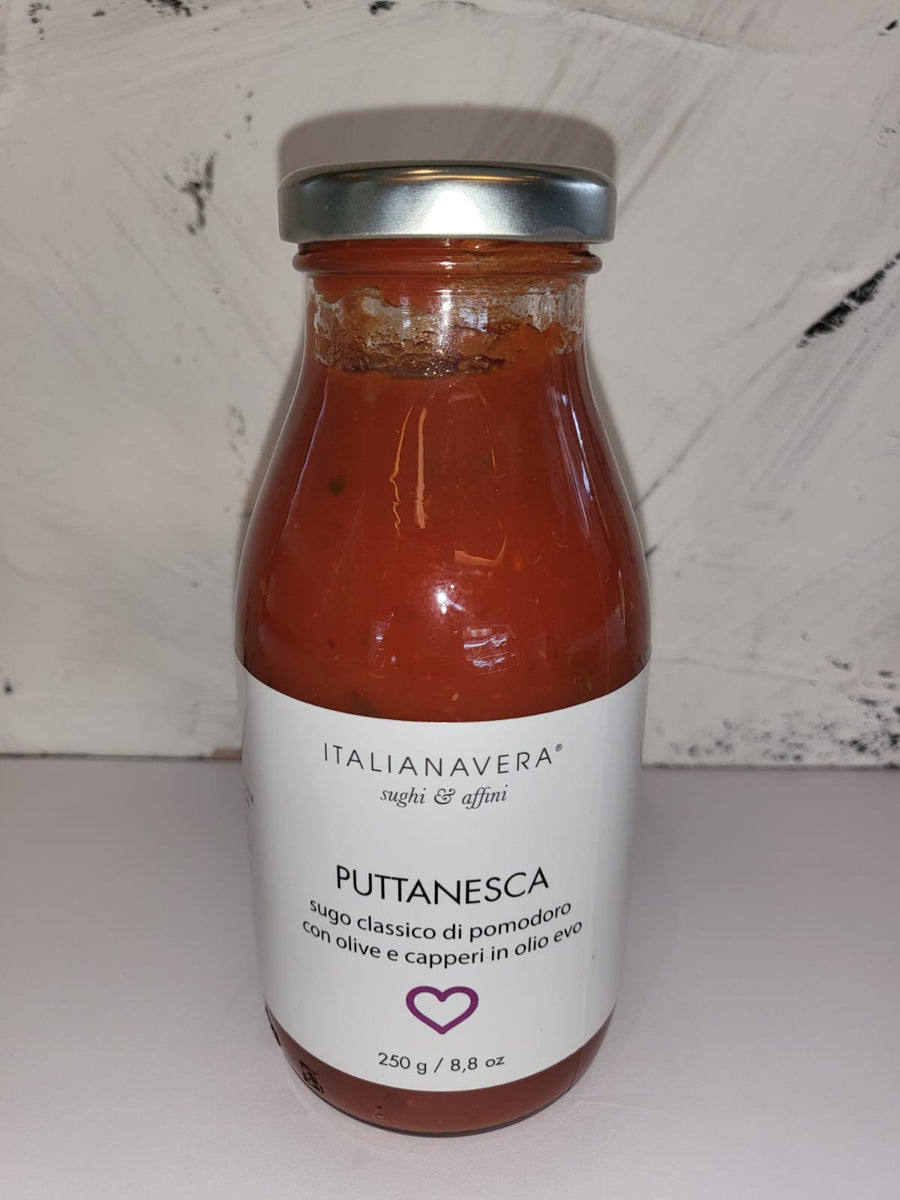 Italianavera Puttanesca Tomato Sauce with Olive and Capers – Atout