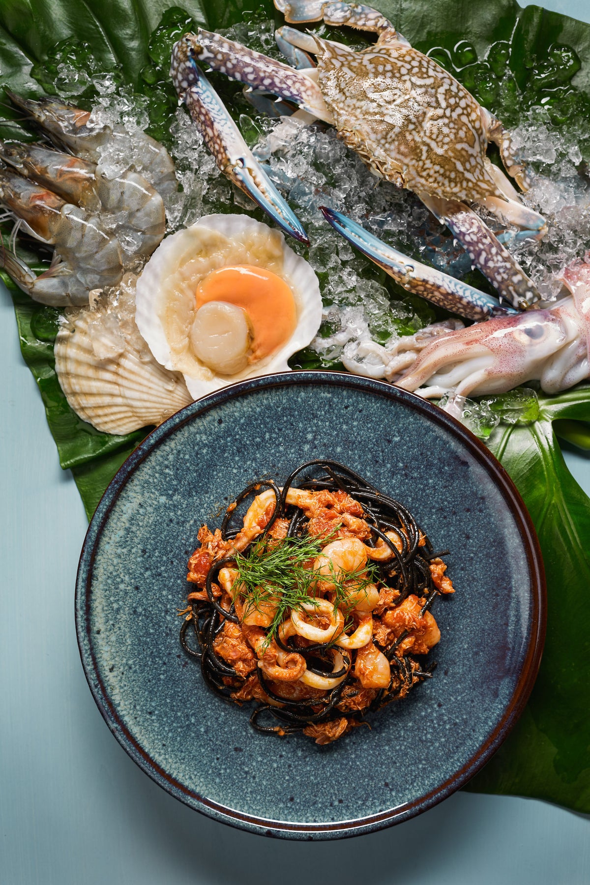 Seafood Squid Ink Pasta