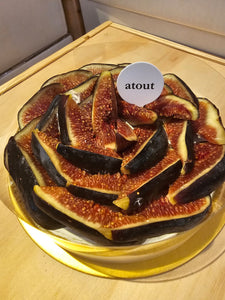 Cake Of The Month) Fresh Figs & Pistachio Tart