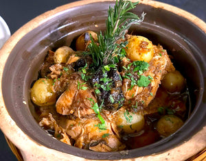 Rabbit Leg Stewed in Beer 'Alsacien Style'