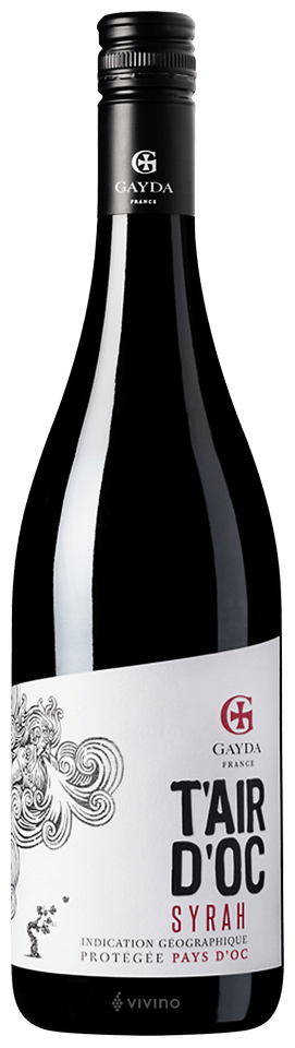 Domaine Gayda, T'Air D'Oc Syrah 2023, Languedoc-Roussillon