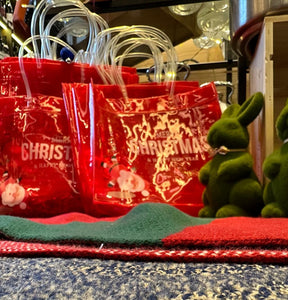 Christmas Red Hamper Bag