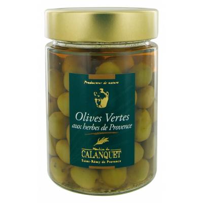 Moulin du Calanquet, Aglandau Green Olive with Herbs from Provence