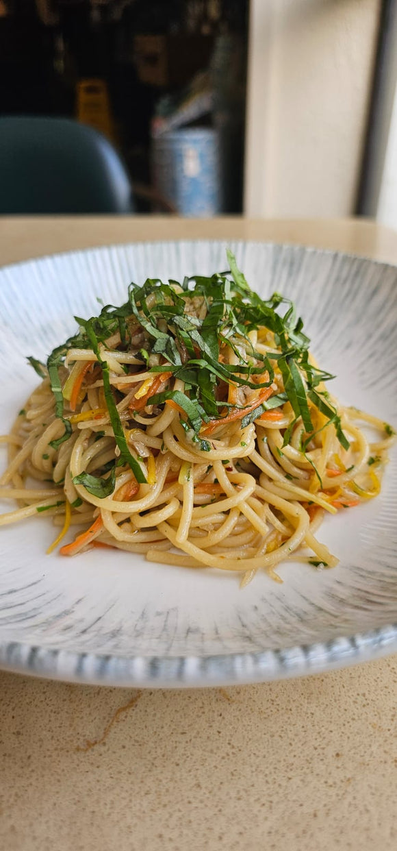 Heirloom Carrot 'Aglio Olio' Spaghetti