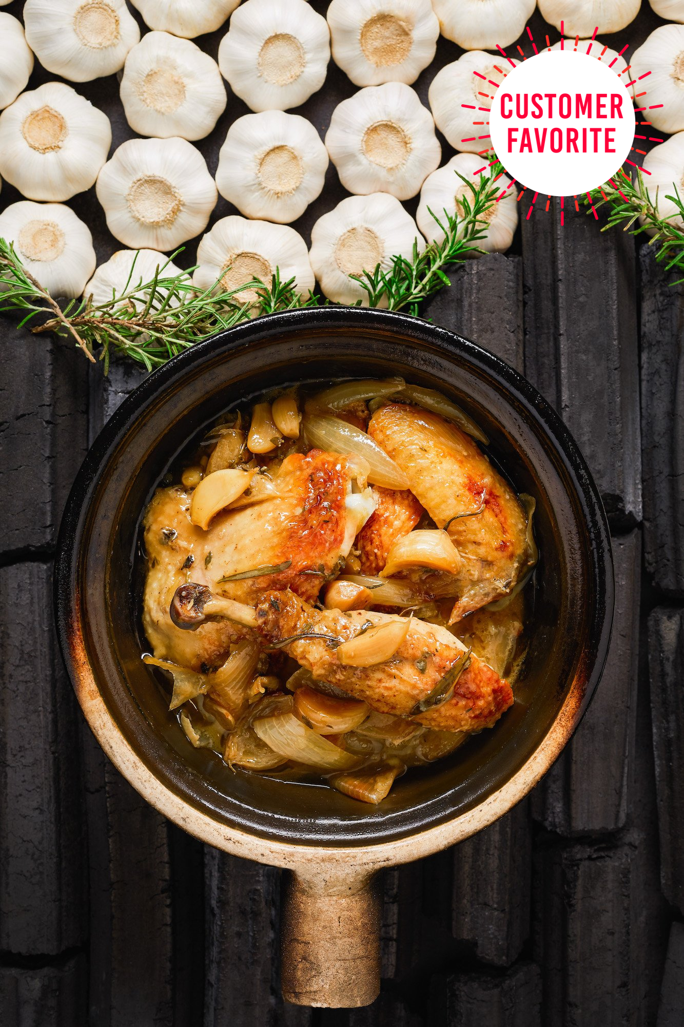 Atout Signature Oven Roasted 40 Garlic French Chicken