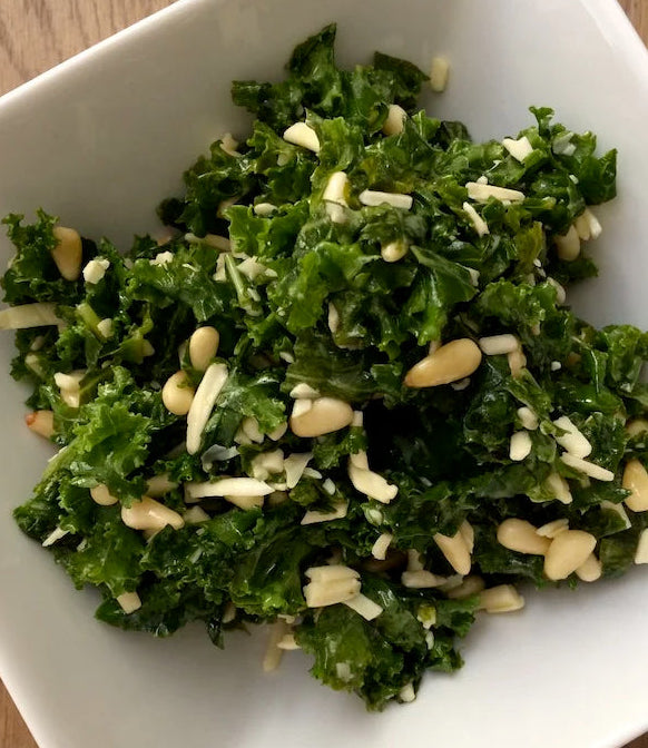 Tuscan Kale Salad with Pinenuts