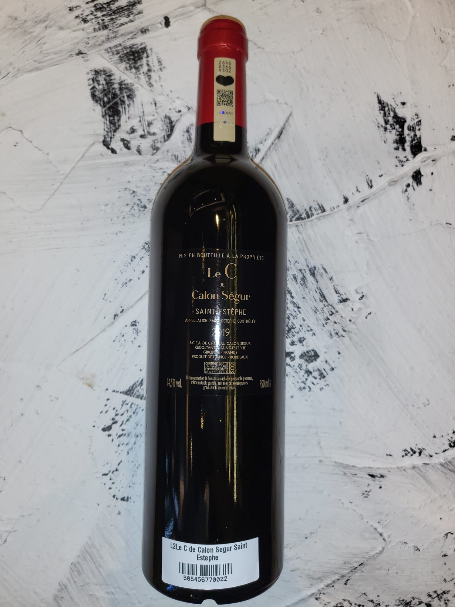 Le C de Calon Segur, Saint-Estephe 2020