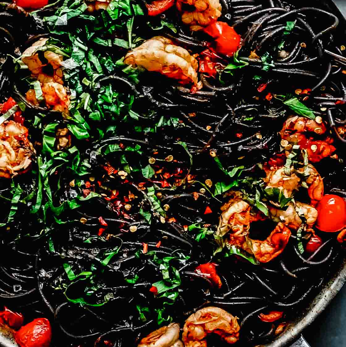 Seafood Squid Ink Pasta