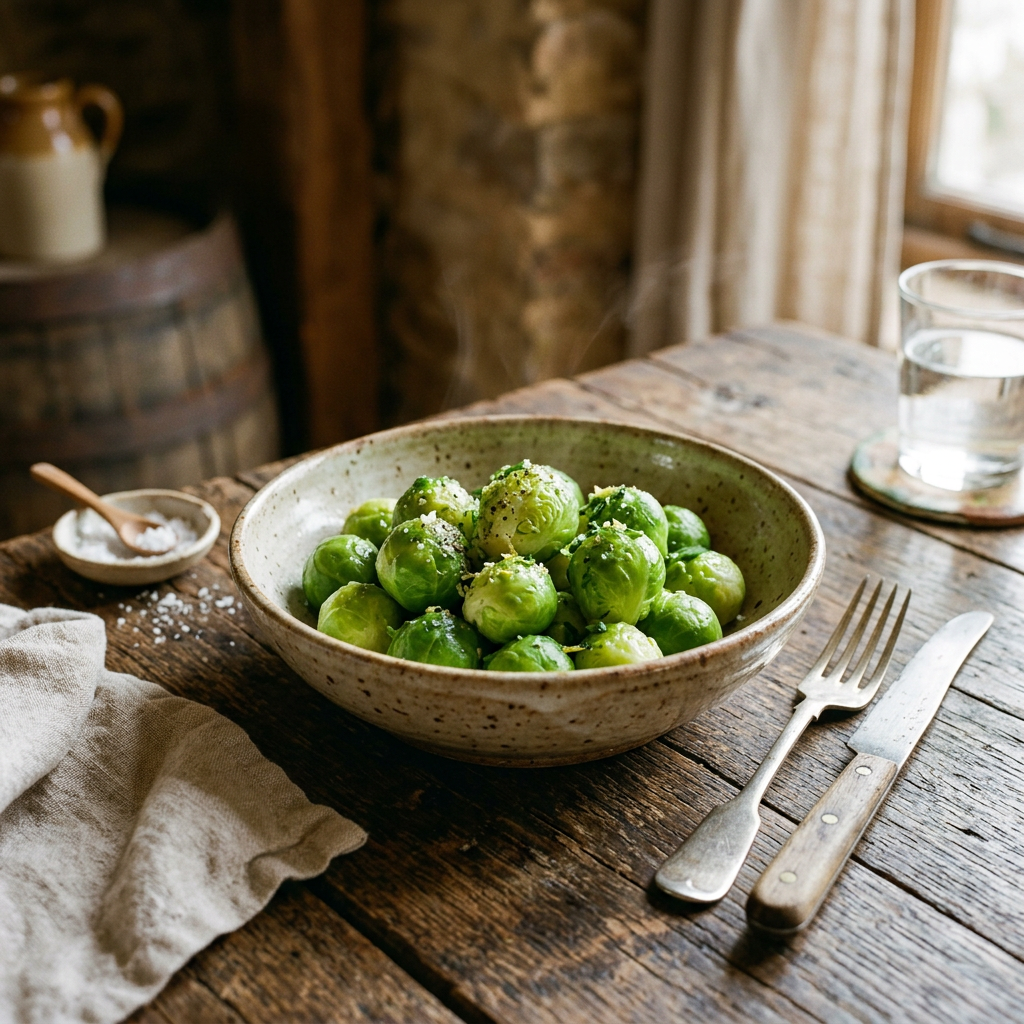 Steamed Brussel Sprouts