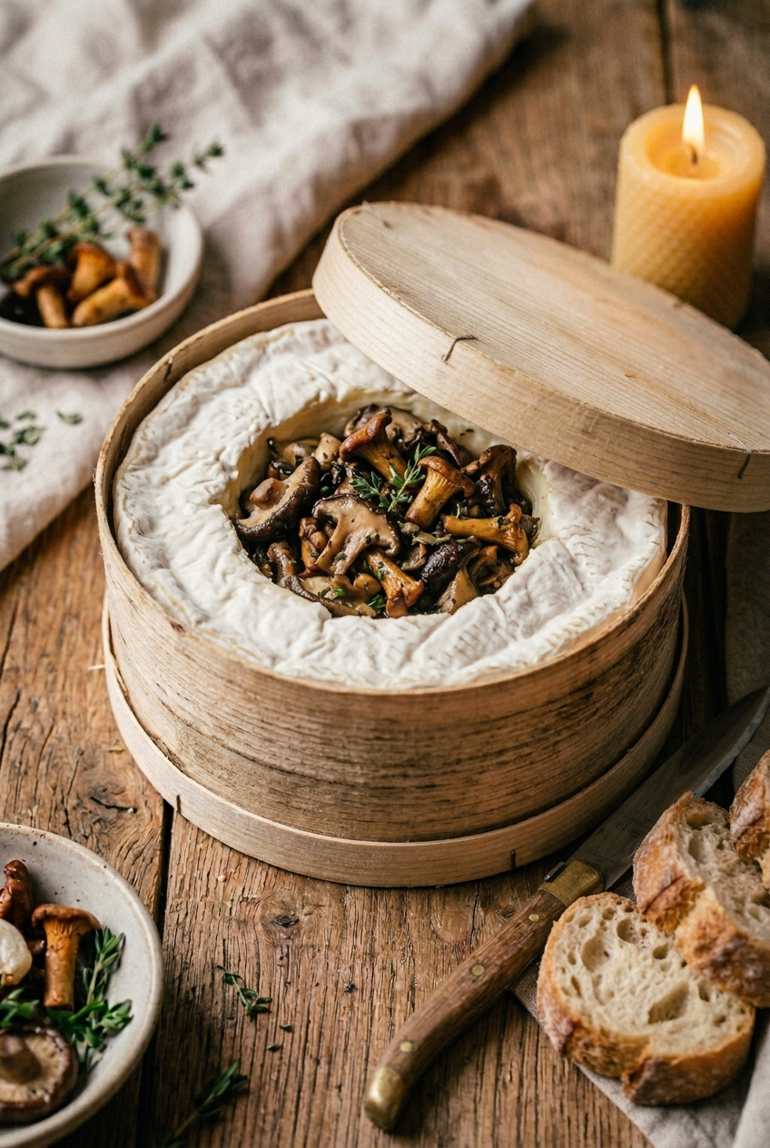 Mont d'or Cheese with Bread *Unbaked ,Serve with 2 Mini Sliced Baguette