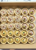 Assorted Mini Savoury Canapés Tartlet -PRE-ORDER 5 DAYS IN ADVANCE REQUIRED