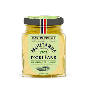 Martin-Pouret Mustard of Orléans with Crunchy Gherkins