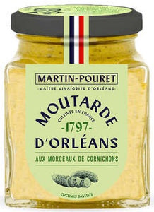 Martin-Pouret Mustard of Orléans with Crunchy Gherkins