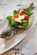 Oven Baked Whole Atlantic Seabass "Butterfly" with Fennel, Lemon Confit & Fresh Thyme