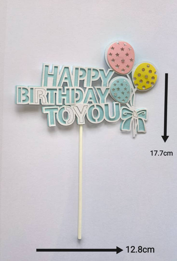Cake Toppers Light Blue