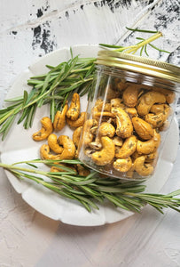 Roasted Organic Cashew Nuts with Rosemary & Thyme