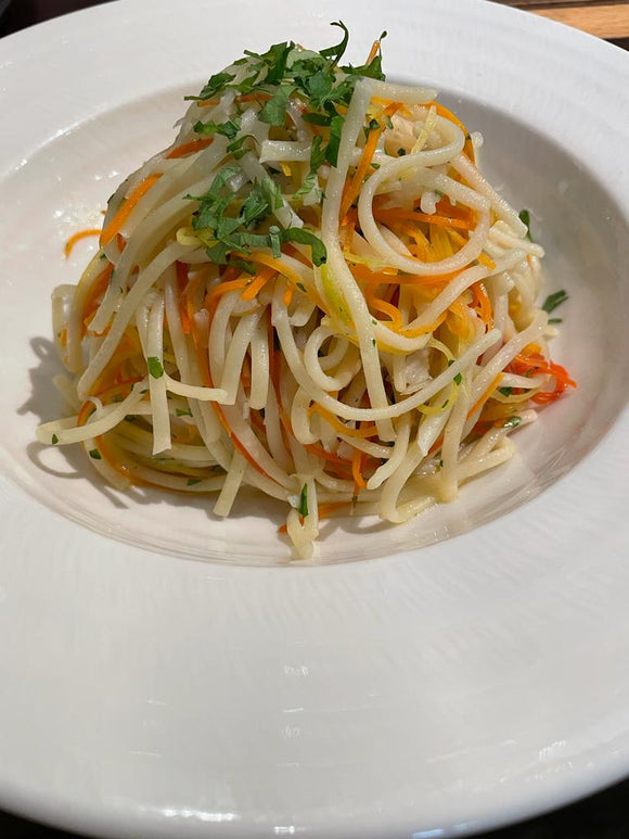 Heirloom Carrot 'Aglio Olio' Spaghetti