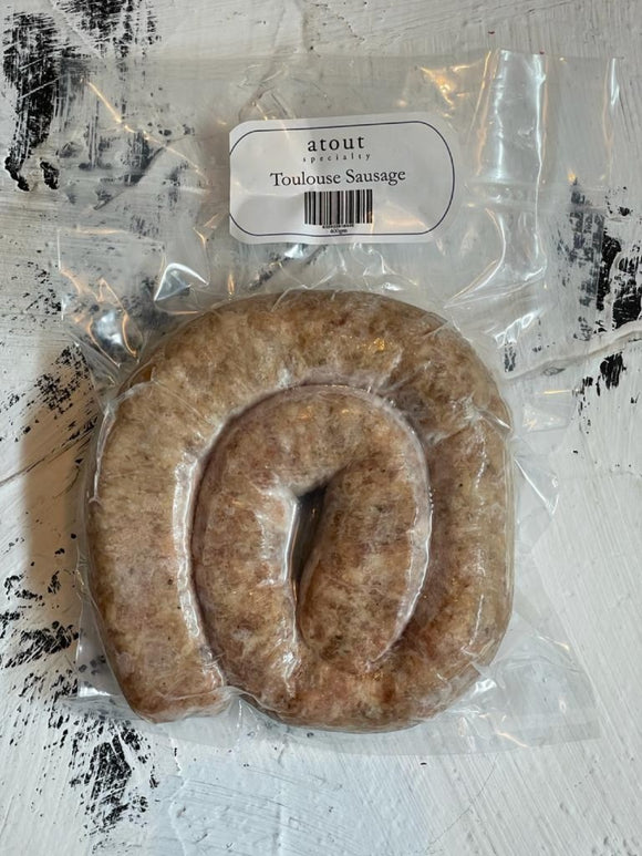 *Frozen* Raw Toulouse Pork Sausage for BBQ