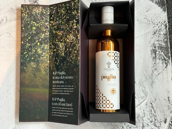 Puglia IGP EVOO in Copper Bottle with Gift Box