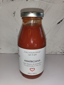 Italianavera Amatriciana Tomato Sauce with Pork Cheeks