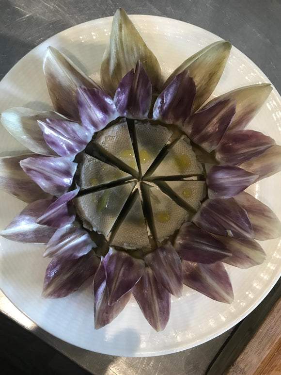 ''Whole'' Brittany Globe Artichoke with Fresh Herbs Vinaigrette
