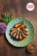 Roasted ''Peppercrusted'' Canadian Pork Chop with Brandy Sauce (500gm)