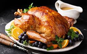 *( Order 3 Days in Advance  )Whole Roasted French Whole Turkey with Pork, Mushrooms & Chestnut stuffing Serve with Gravy