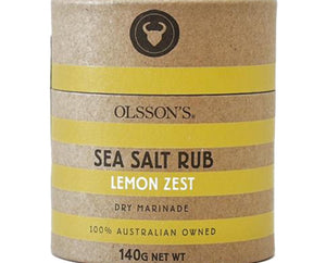 Olsson's Lemon Zest Sea Salt Rub