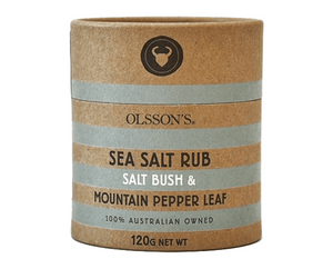 Olsson's Salt Bush & Mountain Pepper Leaf Sea Salt Rub